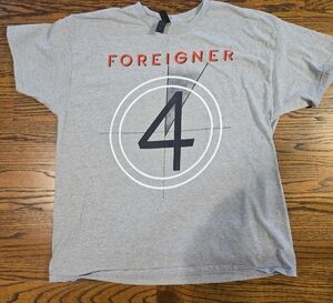 Foreigner Men's Concert Tee Size XL